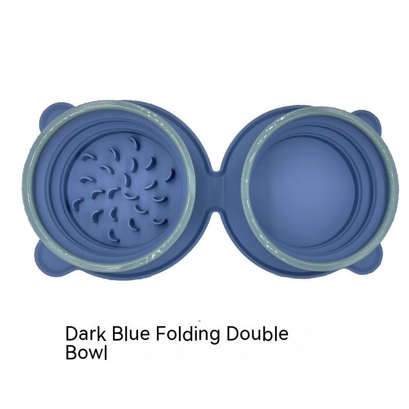 Collapsible Silicone Dog Travel Bowl