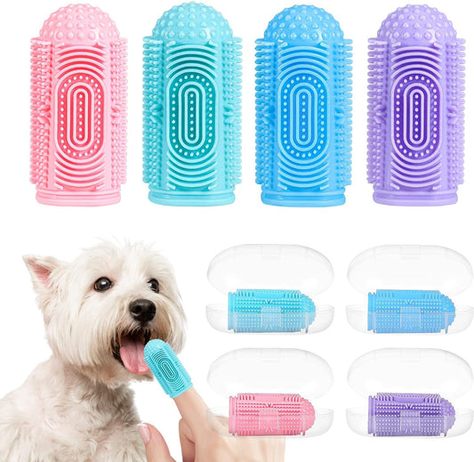 Premium Finger Toothbrush for Dogs and Cats