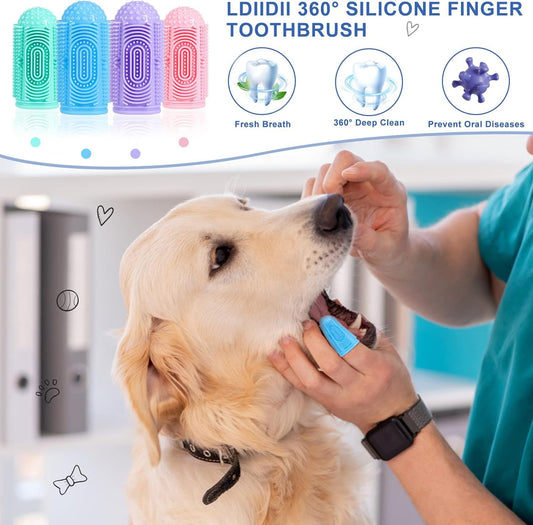 Premium Finger Toothbrush for Dogs and Cats