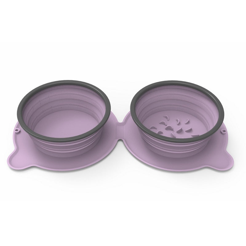 Collapsible Silicone Dog Travel Bowl