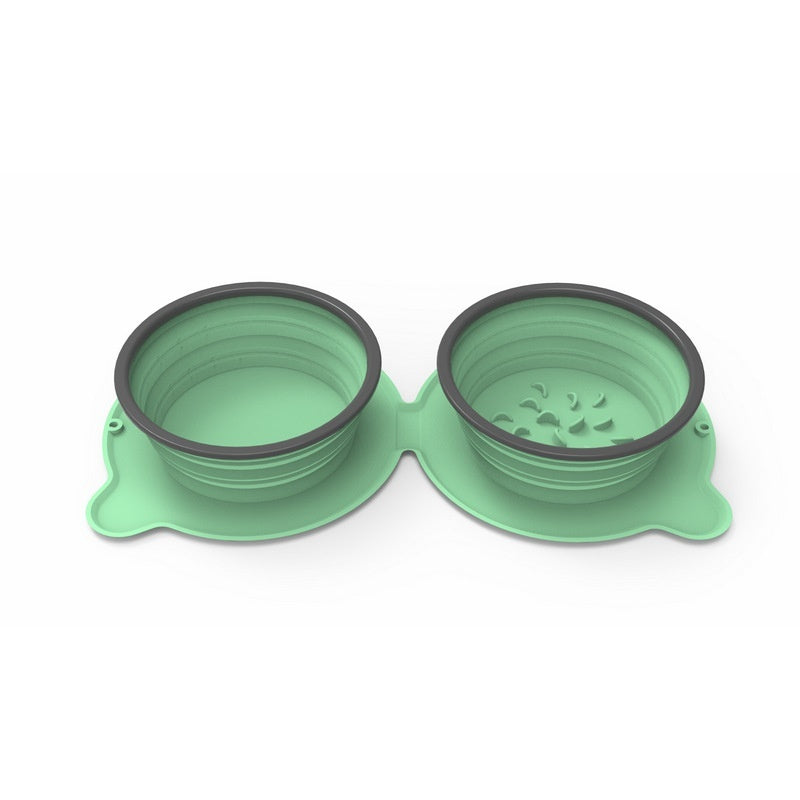 Collapsible Silicone Dog Travel Bowl