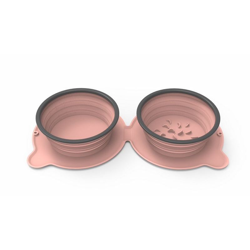 Collapsible Silicone Dog Travel Bowl